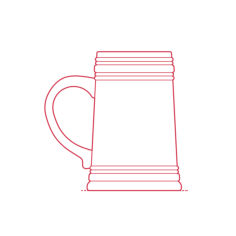 Objects Beer Glasses Beer Stein Sketch Svg Vector, Free Vectors File